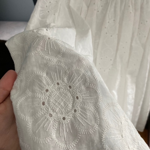 Sweet White Lace Strapless Dress - Picture 3 of 10